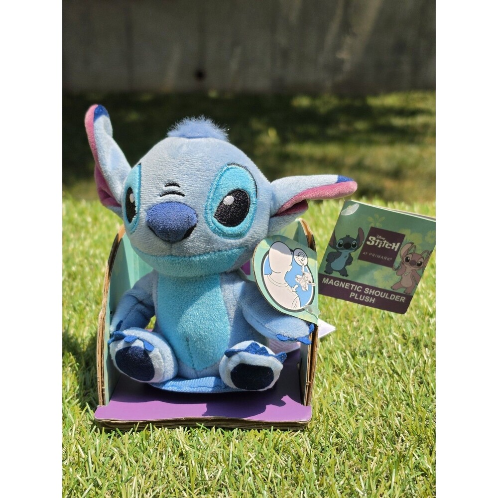 Disney Primark Stitch Magnetic Shoulder Sitter Plush New With Tags